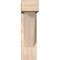 Ekena Millwork Traditional Block Smooth Bracket w/ Offset Brace, Douglas Fir, 5 1/2"W x 16"D x 20"H BKT0604X16X20TRA05SDF - alternate 4